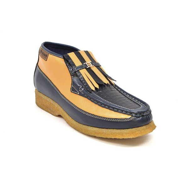 British Walkers Men's Apollo 2 Rust Leather & Snake Skin & Leather